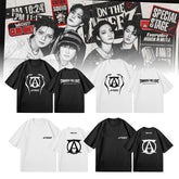 Unisex Kpop Logo Short-sleeved T-shirt